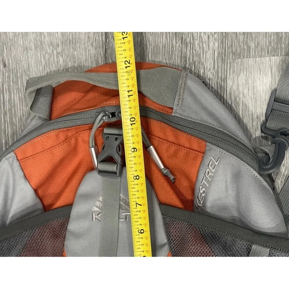 Kelty Kestrel‎ lumbar Pack 550 Cu In Hiking Camping Outdoor Orange Gray Backpack